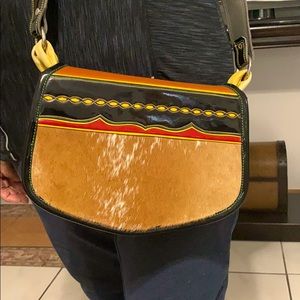 Colombian purse / Leather satchel